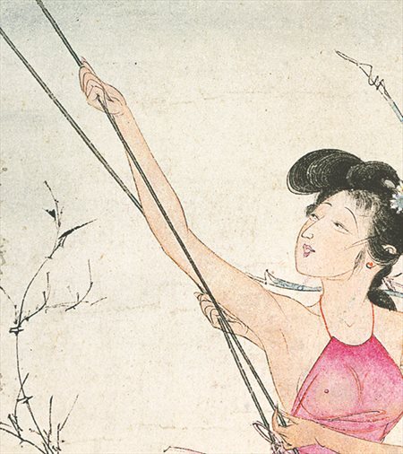 卫东-胡也佛的仕女画和最知名的金瓶梅秘戏图